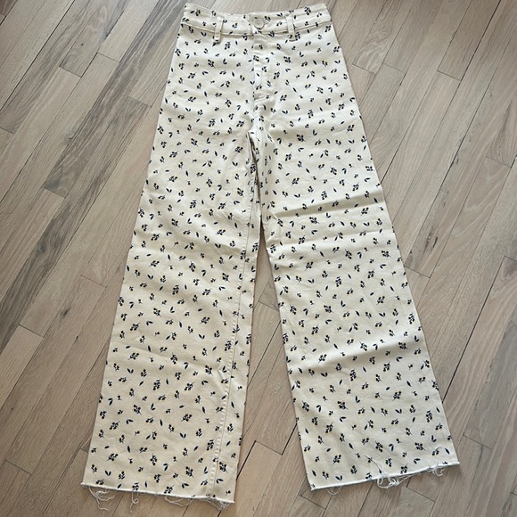 Zara Pants - Zara patterned jeans.